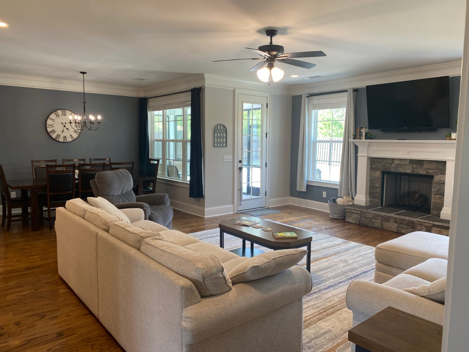 The Cypress Quarters — Living room · Main floor