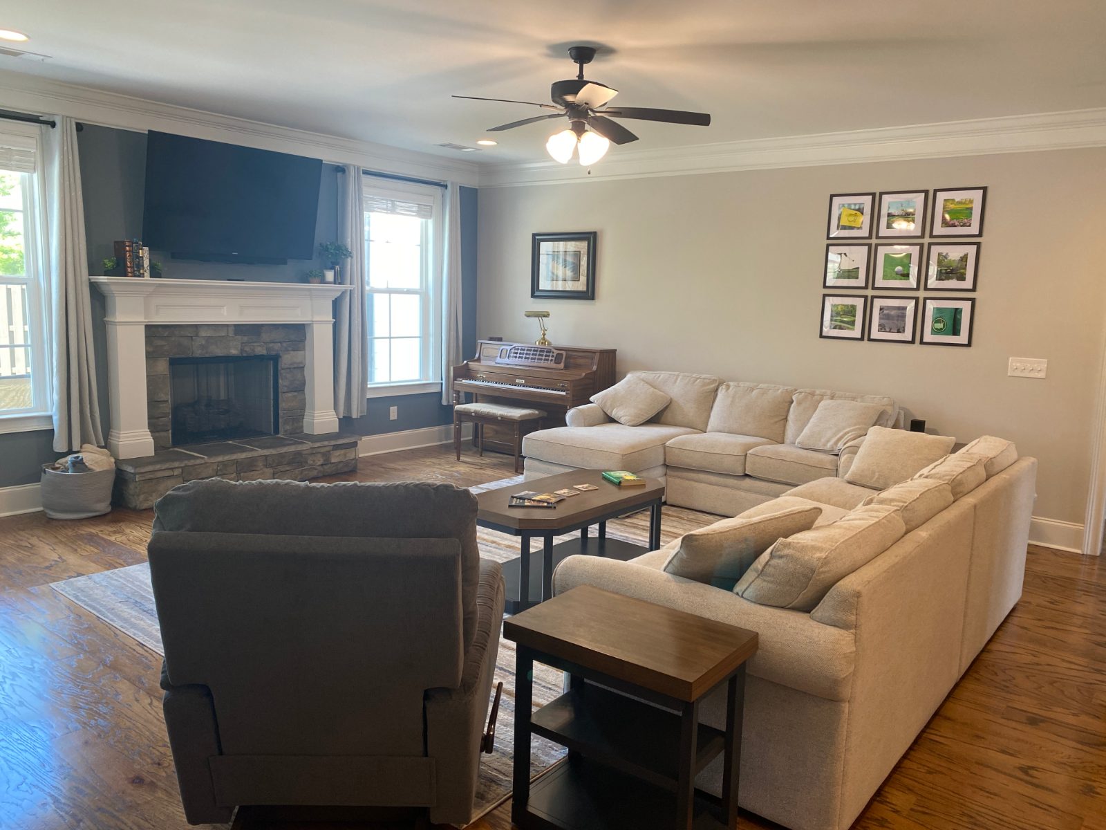 The Cypress Quarters — Living room · Main floor