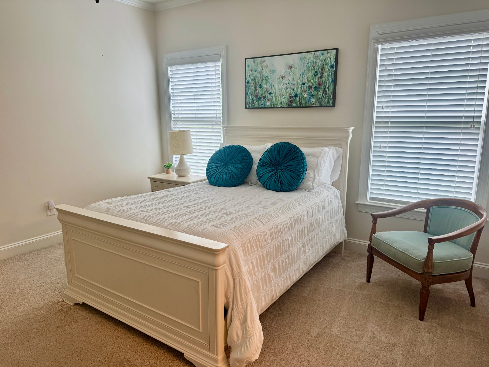 The Clover Commons — Bedroom 3 · Upstairs · Queen bed