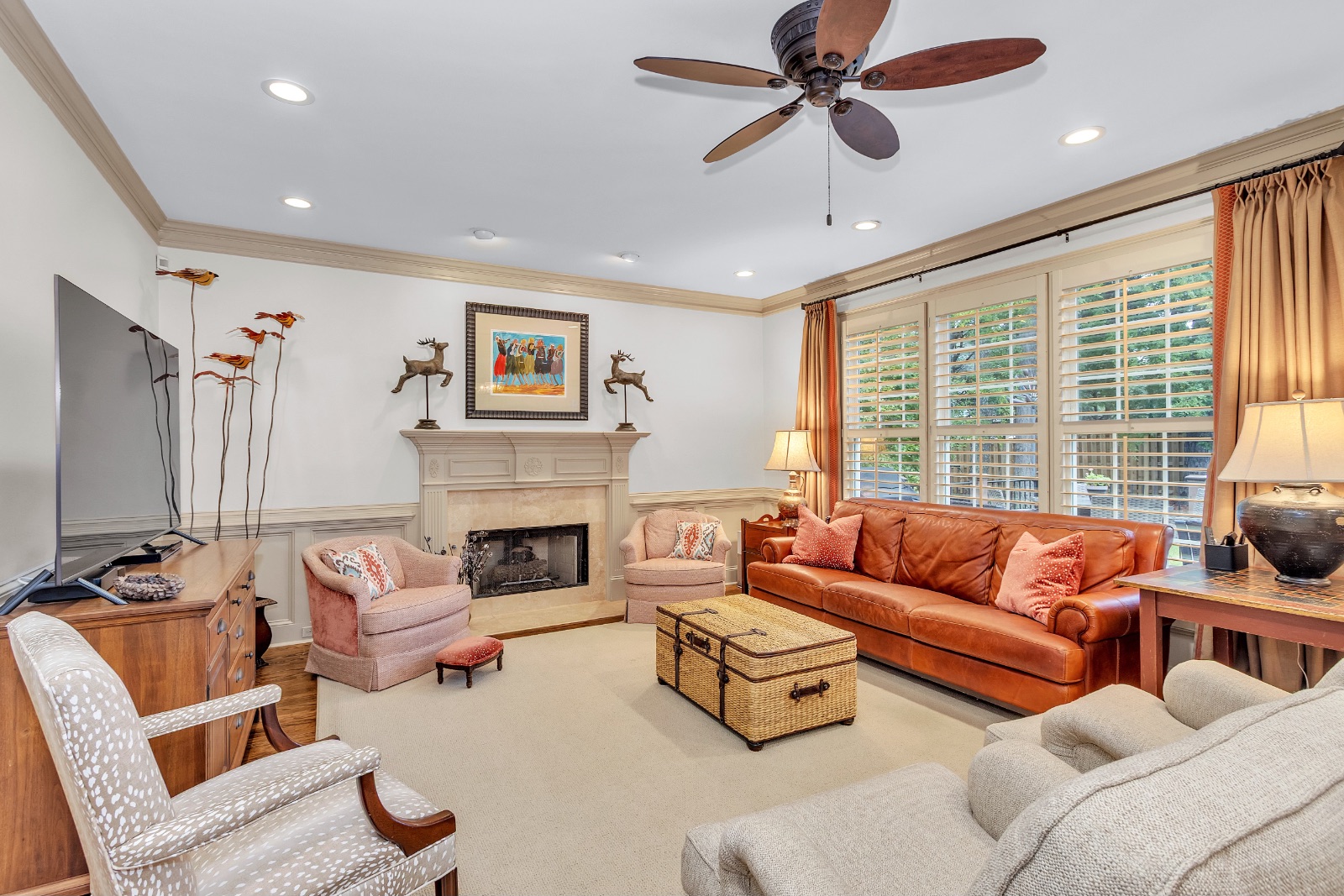 The Meadowlark Retreat — Living room · Main floor