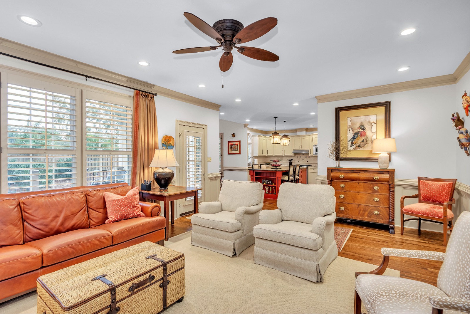 The Meadowlark Retreat — Living room · Main floor