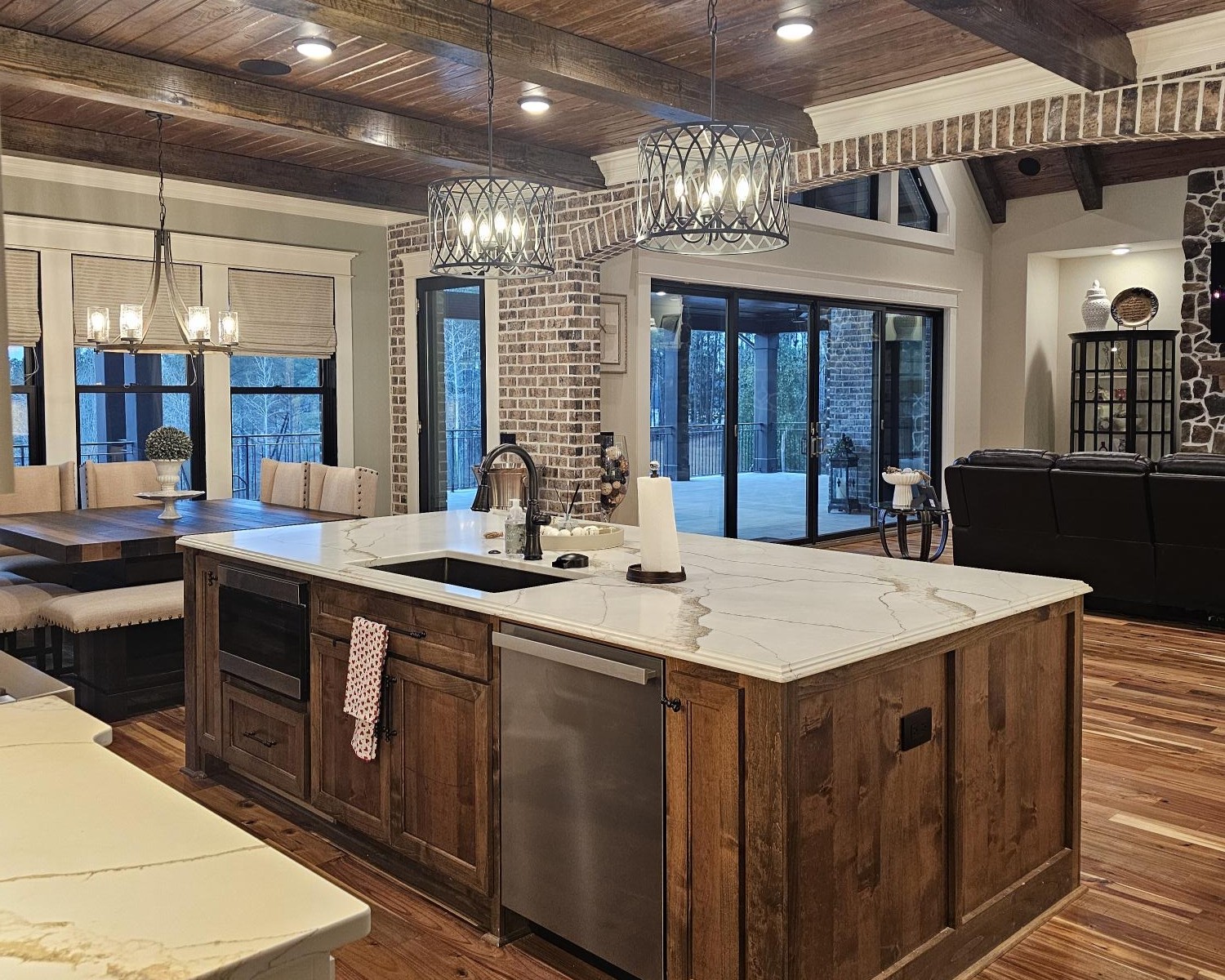 A chef's kitchen inside a Par 3 home